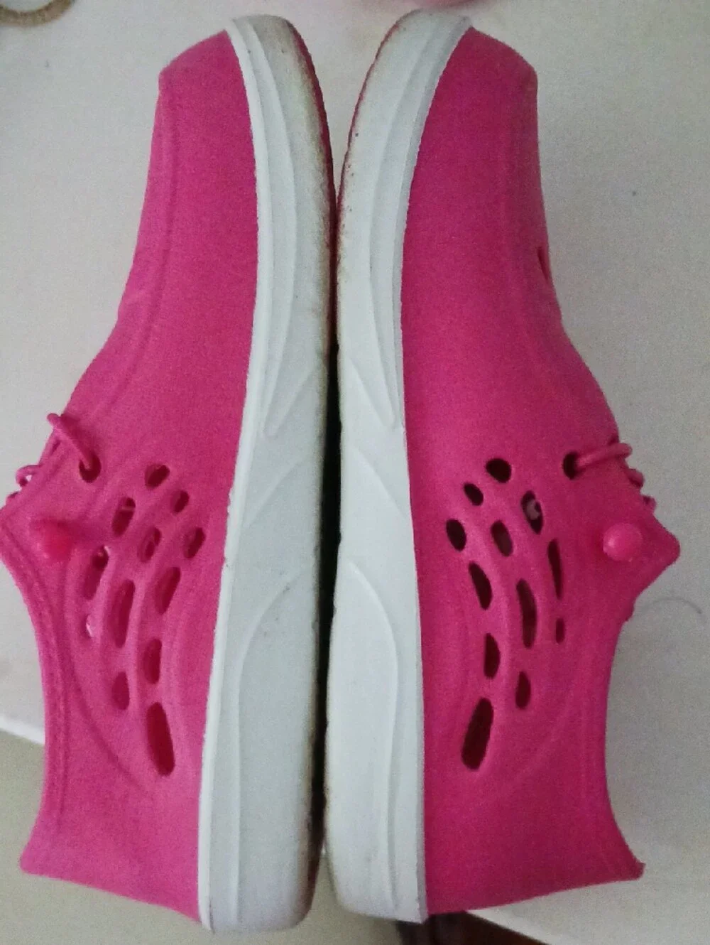 Kids Pink Casual Slip-On Water Shoes